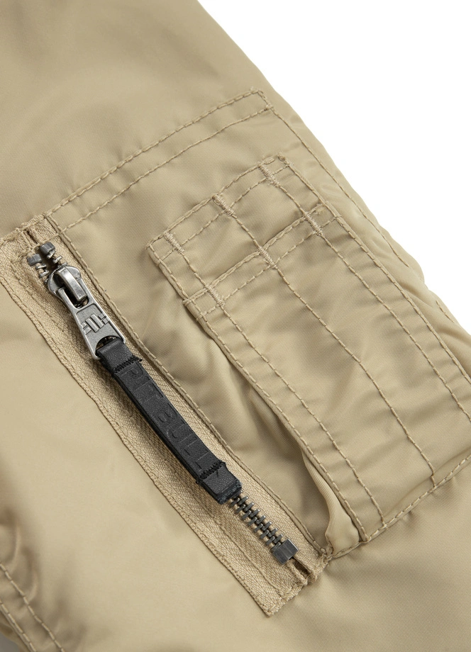 Kurtka damska przejściowa wiosenna Pit Bull Genesee 3 Flight Jacket beżowa