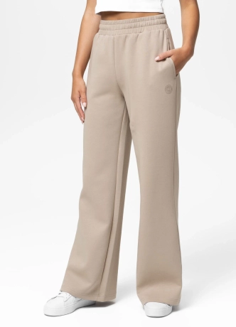 Spodnie dresowe damskie Pit Bull Open Discovery beżowe