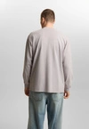 Koszulka longsleeve męski Prosto Splash Shield szara