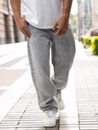 Spodnie męskie Jeans Baggy Jigga Wear Crown szare