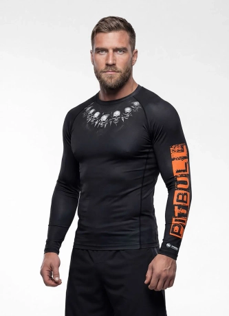 Koszulka męska rashguard Pitbull Longsleeve Blacky czarna