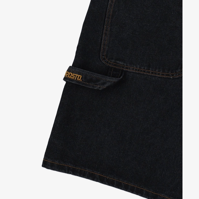 Spodenki męskie jeansowe Prosto Zaxx Baggy czarne