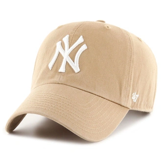 Czapka z daszkiem 47 Brand New York Yankees Khaki Clean Up beżowa