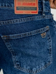 Spodnie męskie Jeans Jigga Wear Mini Haft Logo niebieskie