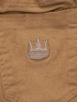 Spodenki szorty męskie materiałowe Jigga Wear Crown beżowe 