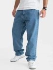 Spodnie męskie Jeans Baggy Jigga Wear Outline niebieskie