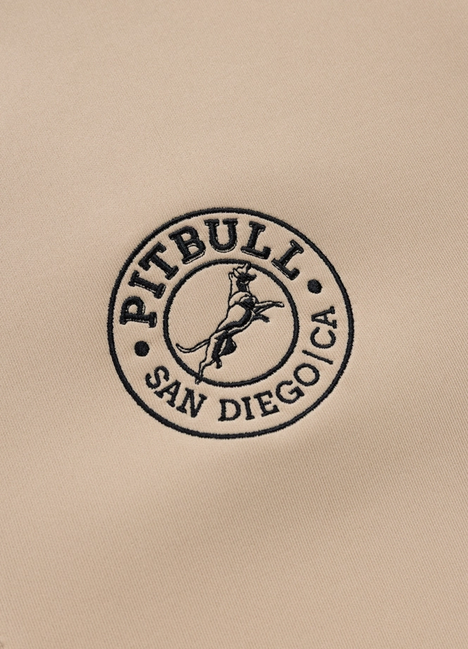 Bluza męska rozpinana Pit Bull San Diego CA jasno beżowa
