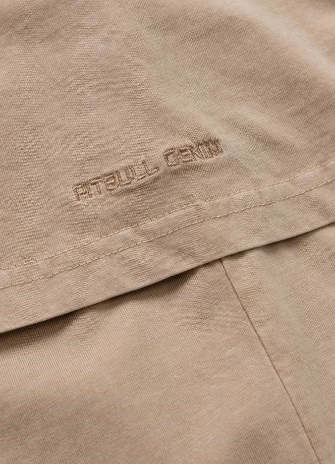 Koszulka męska T-Shirt Pit Bull Pitbull Denim Washed Ace Of Spades II beżowa