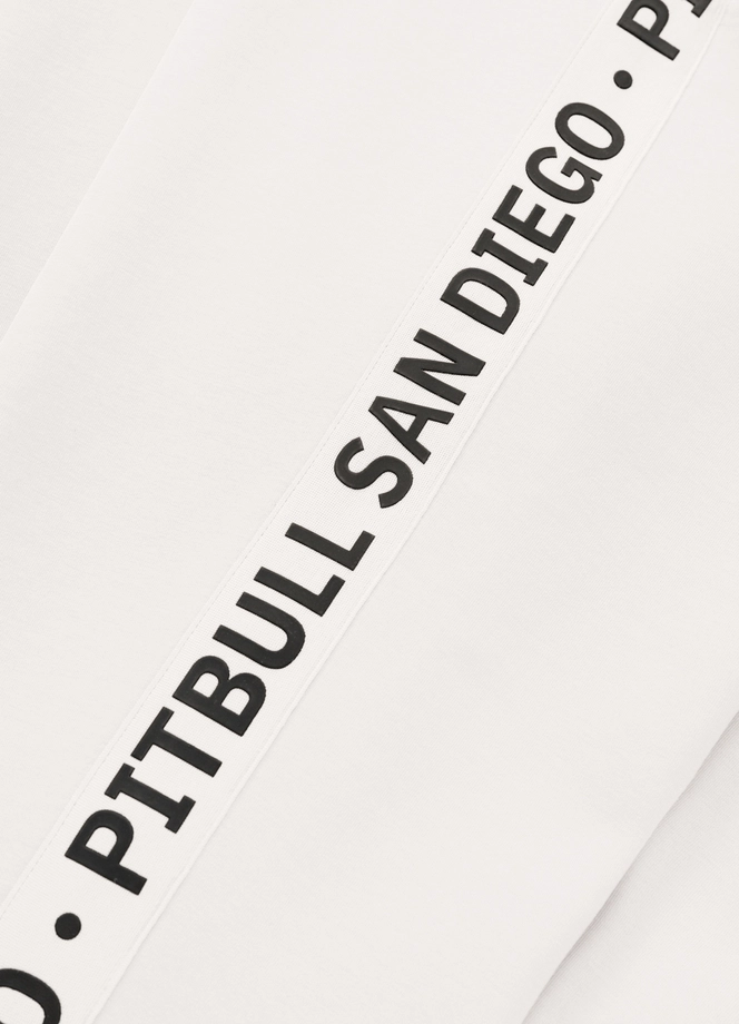 Komplet dresowy damski Pitbull Explory Tape biały