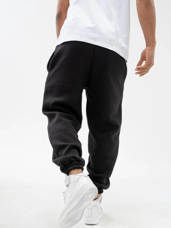 Spodnie dresowe męskie Jigga Wear Small Crown czarne