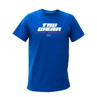 Koszulka T-shirt męski TiW Wear TIW Tripple niebieska