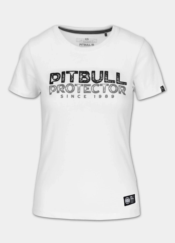 Koszulka t-shirt damska Pit Bull Protector biała