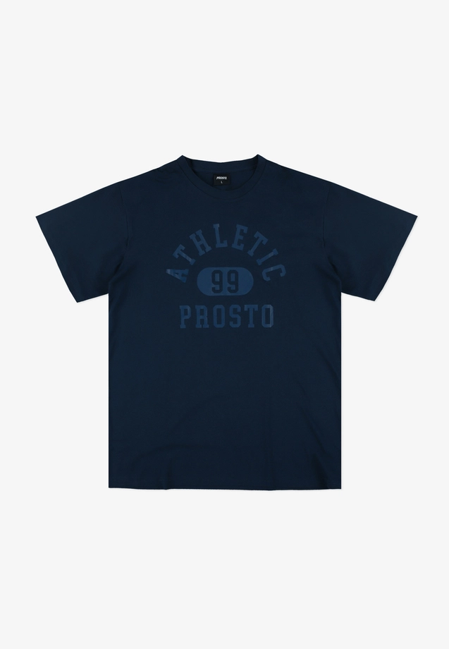 Koszulka męska t-shirt Prosto Athletic granatowa