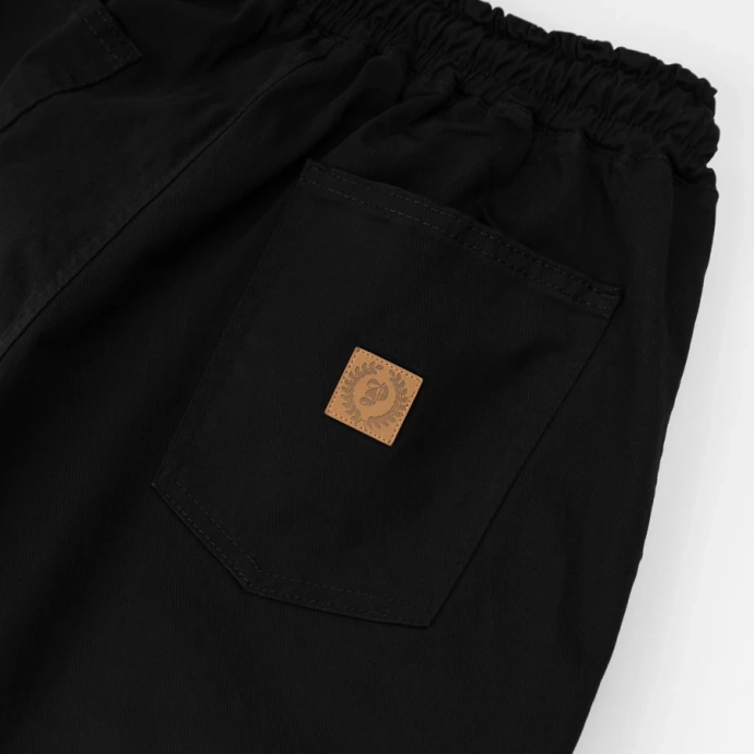 Spodnie męskie chino jogger Patriotic Futura Mini czarne