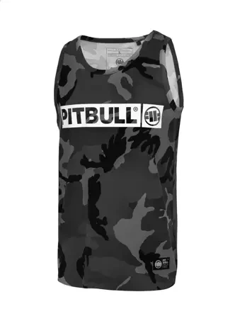 Koszulka męska tank top Pit Bull Pitbull Hilltop czarne camo