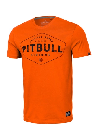 Koszulka męska T-Shirt Pit Bull Pitbull CO. pomarańczowa