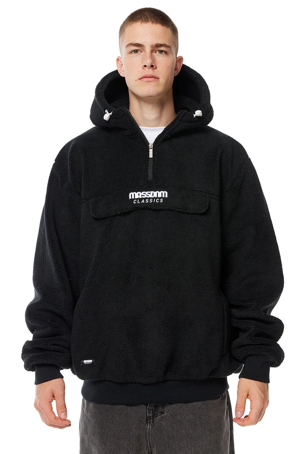 Kurtka przejściowa polarowa Mass Denim Frontside 2.0 czarna