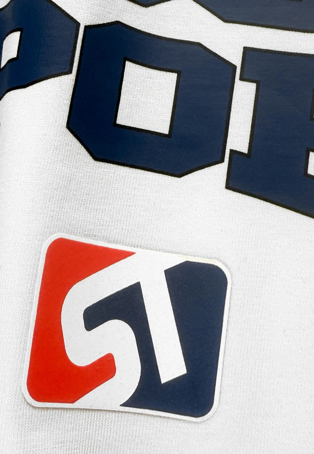 Koszulka męska t-shirt oversize Prosto Harvard biała