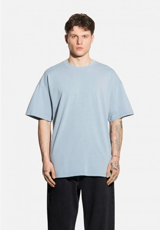 Koszulka męska t-shirt oversize Prosto Zont jasno niebieska