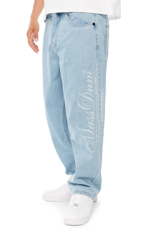 Spodnie męskie Jeans Extra Baggy Mass Denim Authentic jasno niebieskie