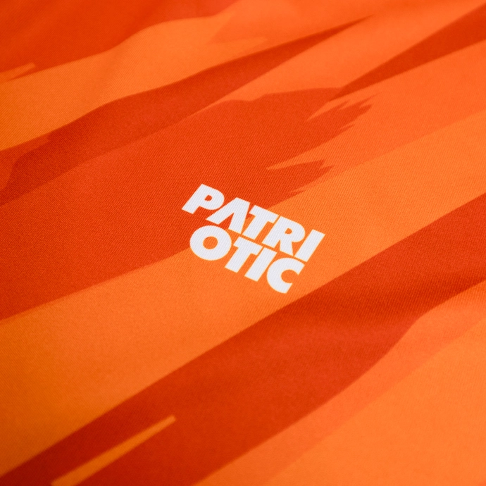 Koszulka męska T-shirt Patriotic Cls Stretch pomarańczowa