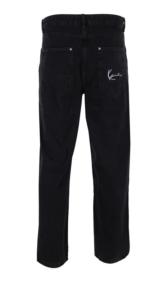 Spodnie męskie jeansowe BAGGY Karl Kani KK Small Signature Five Pocket Deni vintage czarne