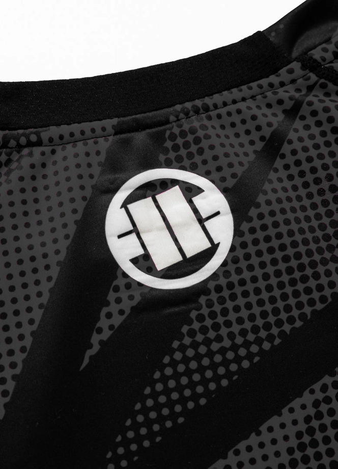 Koszulka rashguard Pit Bull Shortsleeve Dot Camo 2 szara