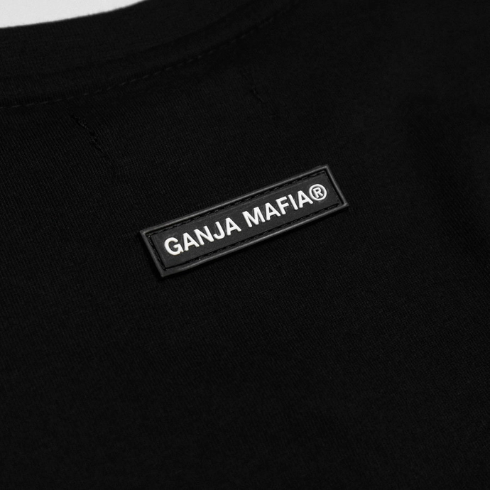 Koszulka męska T-shirt Ganja Mafia Dom czarny