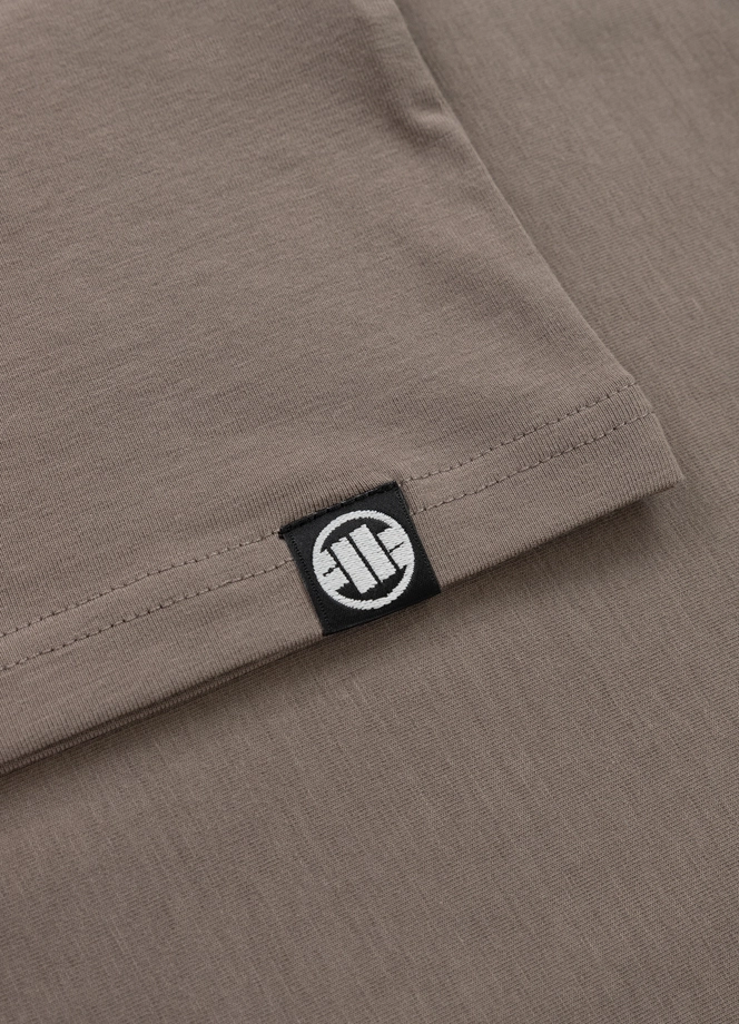 Koszulka męska T-Shirt Pit Bull Pitbull USA CAL Slim Fit taupe