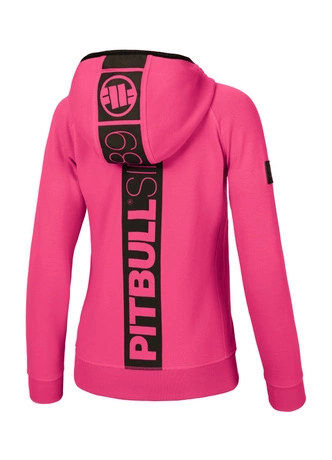 Bluza damska z kapturem Pit Bull Pitbull Fuchsia 24 ZIP hooded różowa