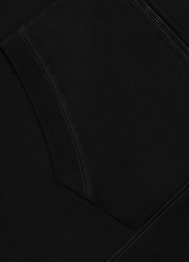 Bluza męska rozpinana z kapturem Pit Bull San Diego CA czarna