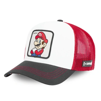 Czapka z daszkiem Capslab Mario Bros biała