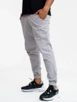Spodnie męskie Materiałowe Jogger Jigga Wear Base szare