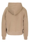 Bluza damska z kapturem Pitbull Manzanita Heart ZIP Washed beżowa
