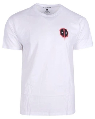 Koszulka T-shirt MARVEL Deadpool small logo white