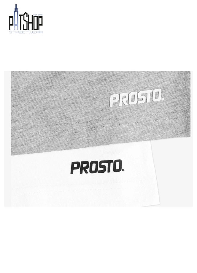Koszulka męska t-shirt Prosto zestaw 2 PACK Basic szary