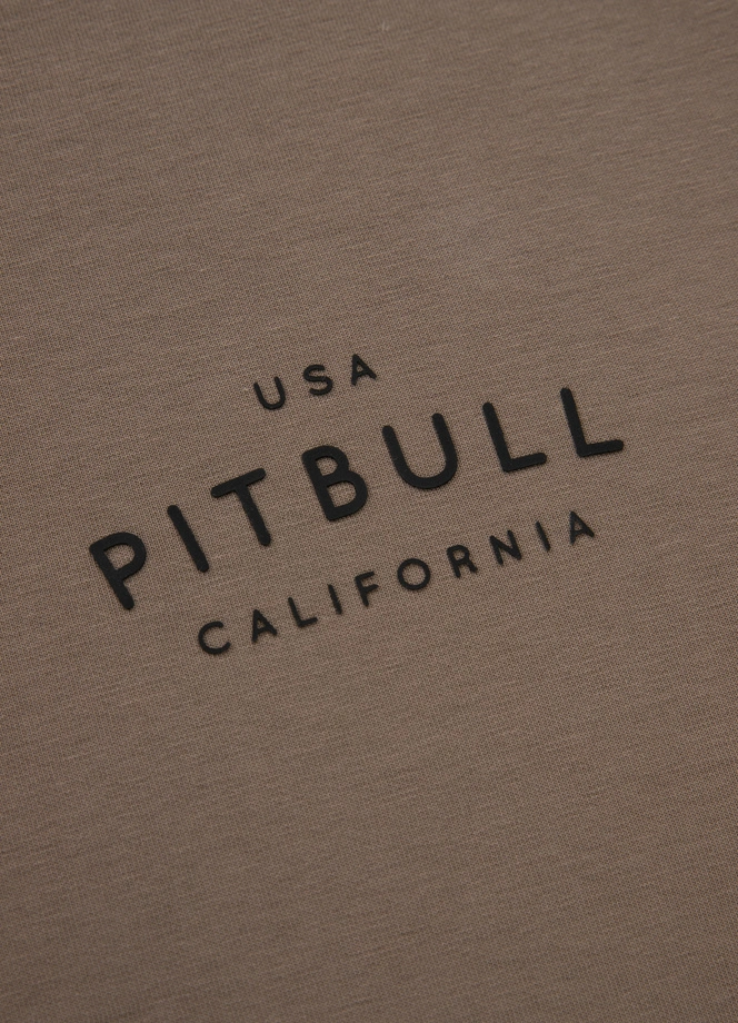 Bluza męska z kapturem Pitbull Pit Bull Sampson taupe