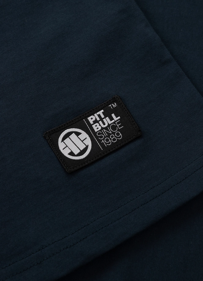 Koszulka męska T-Shirt Pit Bull Pitbull Small Logo 25 ciemno granatowa