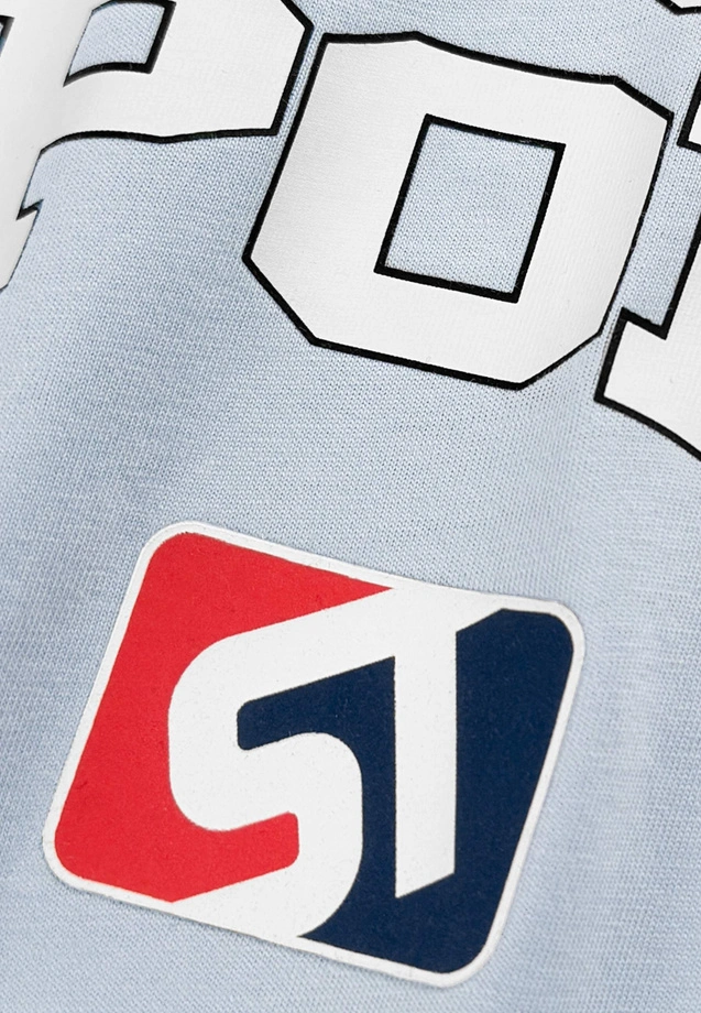 Koszulka męska t-shirt Prosto Sport jasno niebieska