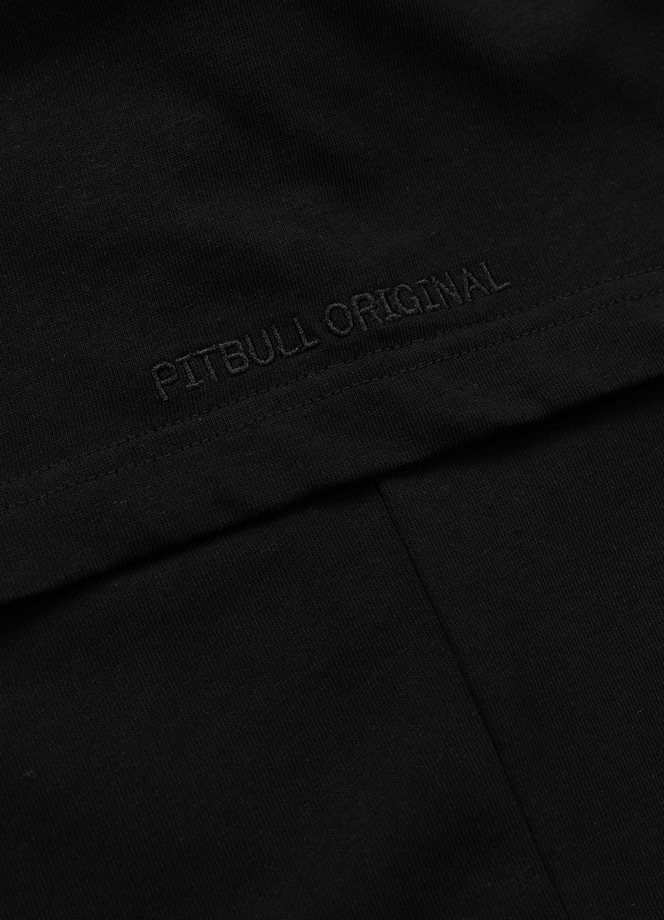Koszulka męska T-Shirt oversize Pitbull Skull Logo Loose Fit czarna