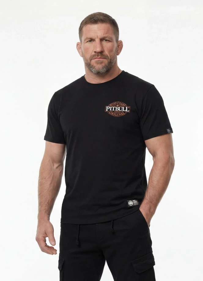 Koszulka męska T-Shirt Pit Bull Hatter czarna