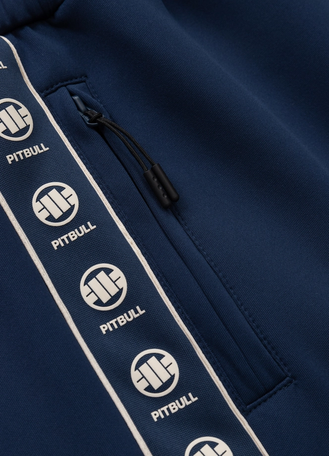Spodenki szorty dresowe męskie Pitbull Pit Bull Powers niebieskie
