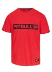 Koszulka męska T-Shirt Pitbull Hilltop fluo czerwona