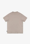 Koszulka męska t-shirt Prosto Box Logo beżowa