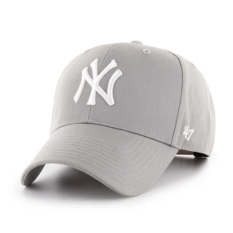 Czapka dziecięca z daszkiem 47 Brand New York Yankees Basic Gray Clean Up Kids szara
