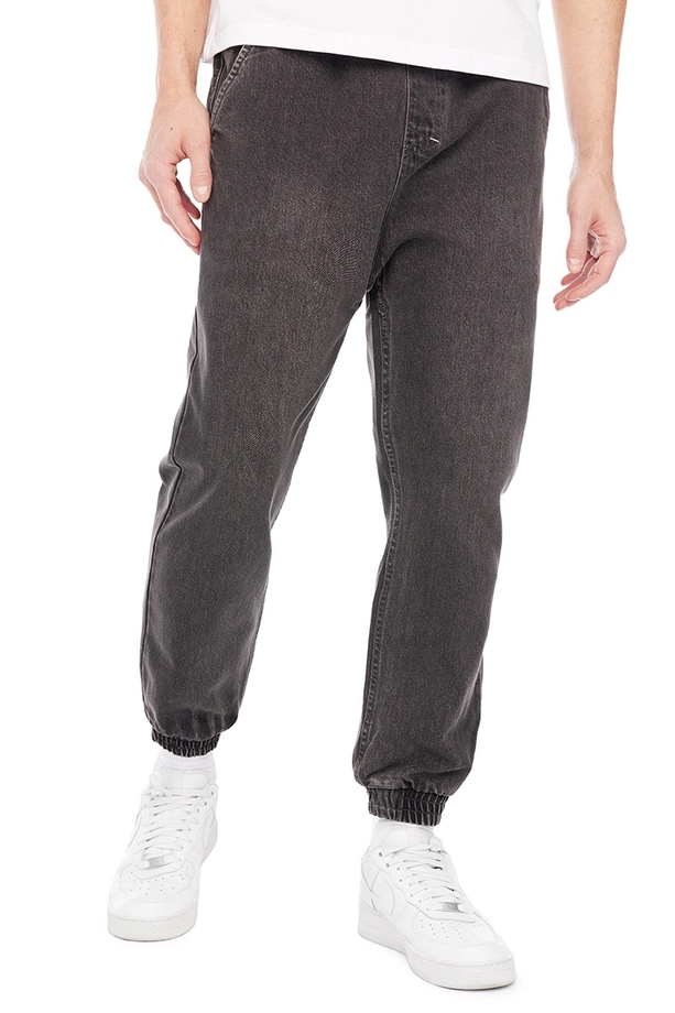 Spodnie męskie Jogger Jeans Mass Denim Signature 2.0 '25 sprany czarny