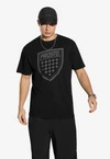 Koszulka męska t-shirt Prosto Shield czarna