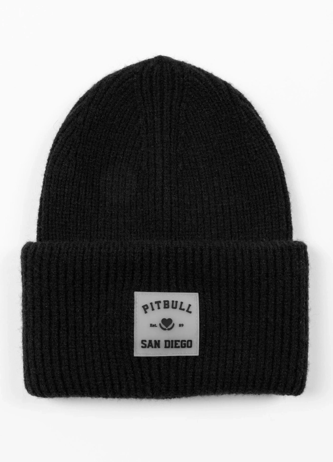 Czapka zimowa Pitbull Beanie Love PB czarna