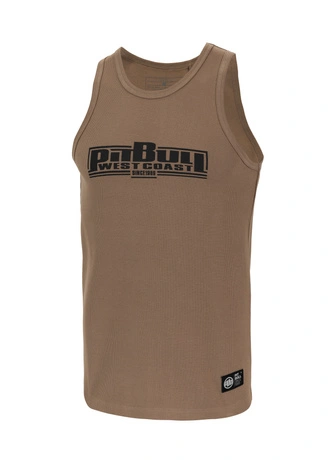 Koszulka męska tank top Pit Bull Pitbull Boxing brązowy