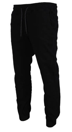Spodnie jeans jogger Jigga Wear Crown Stich black/blue